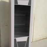 Backlit display case, oak and ceramic, very trendy