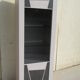 Backlit display case, oak and ceramic, very trendy