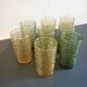 Vintage green anchor hocking soreno iced tea glass