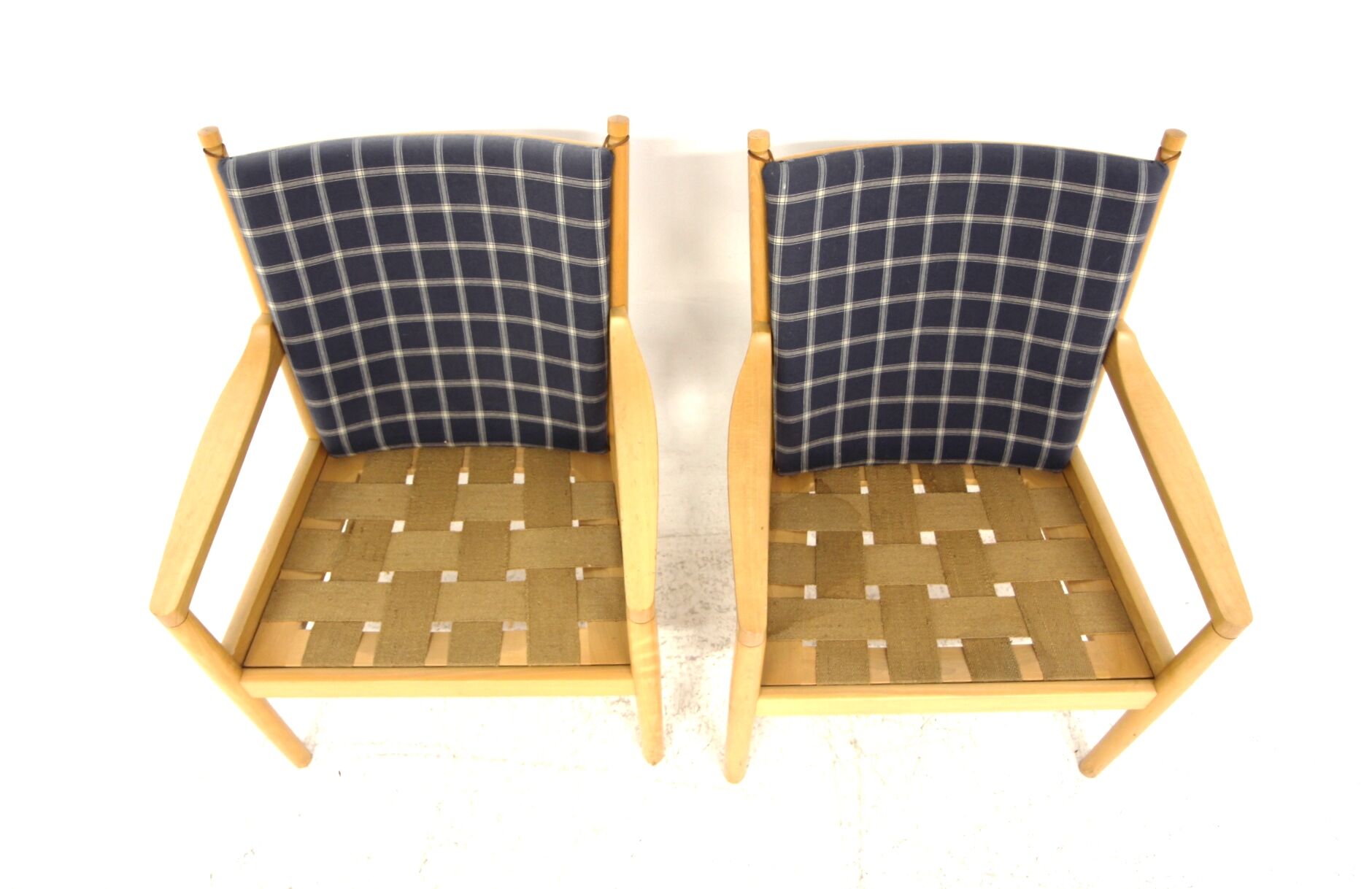 Set of 2 armchairs "Model 1788", Hans J Wegner, Fritz Hansen, Denmark, 1970