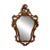 Large vintage baroque mirror in Rococo Louis XV style.