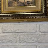 Boat canvas painting
