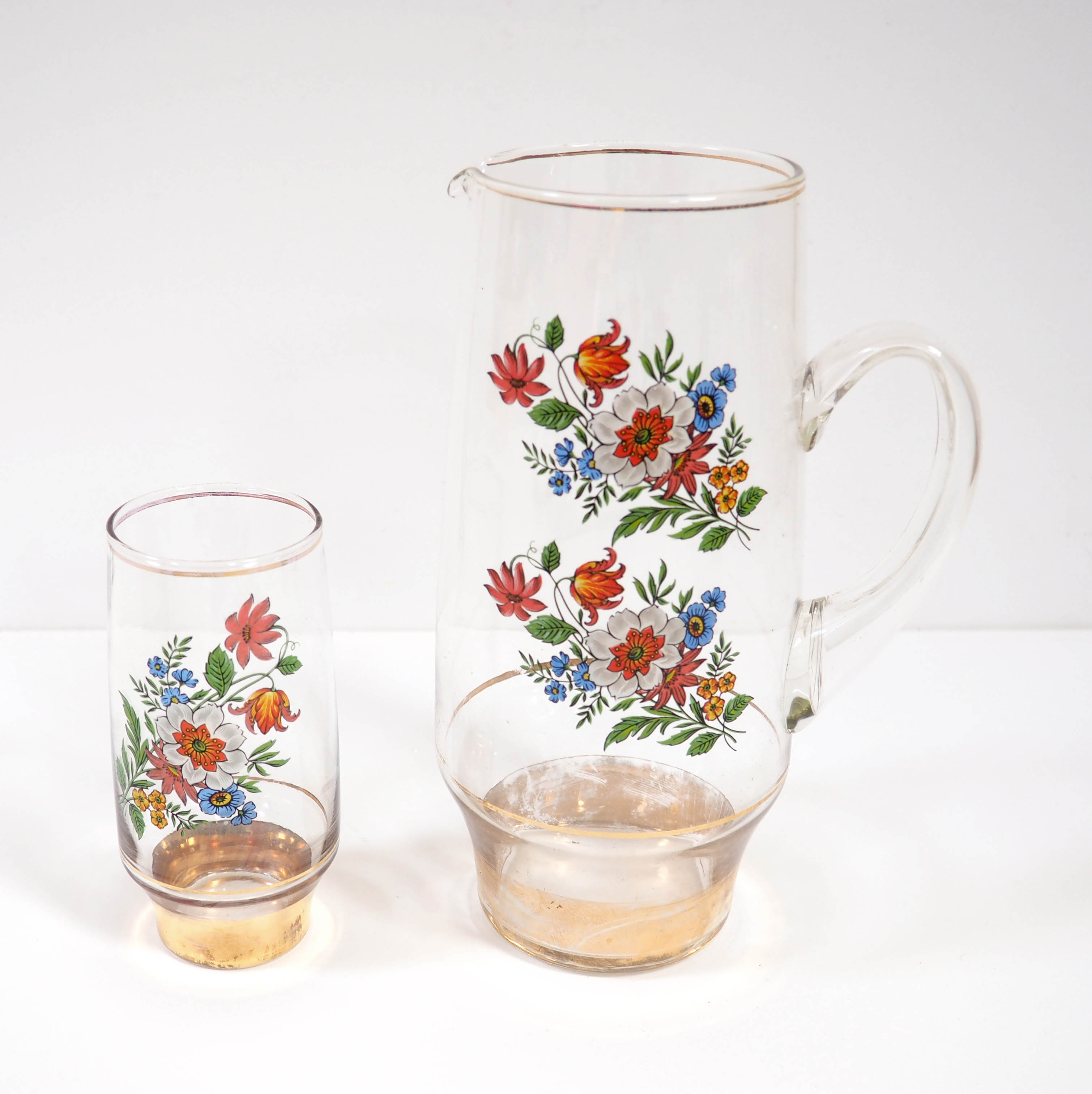 Orangeade service from the 60s