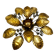 Floral Hollywood Regency Wall or Ceiling Lamp by Hans Kögl