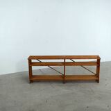 1970's Scandinavian pine open sideboard