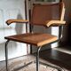 Chrome and cannage armchair Breuer