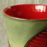 Fernand elchinger ceramic vase, fern model, 1950s