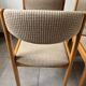 Set of 4 Scandinavian Baumann chairs in solid elm – 1970s