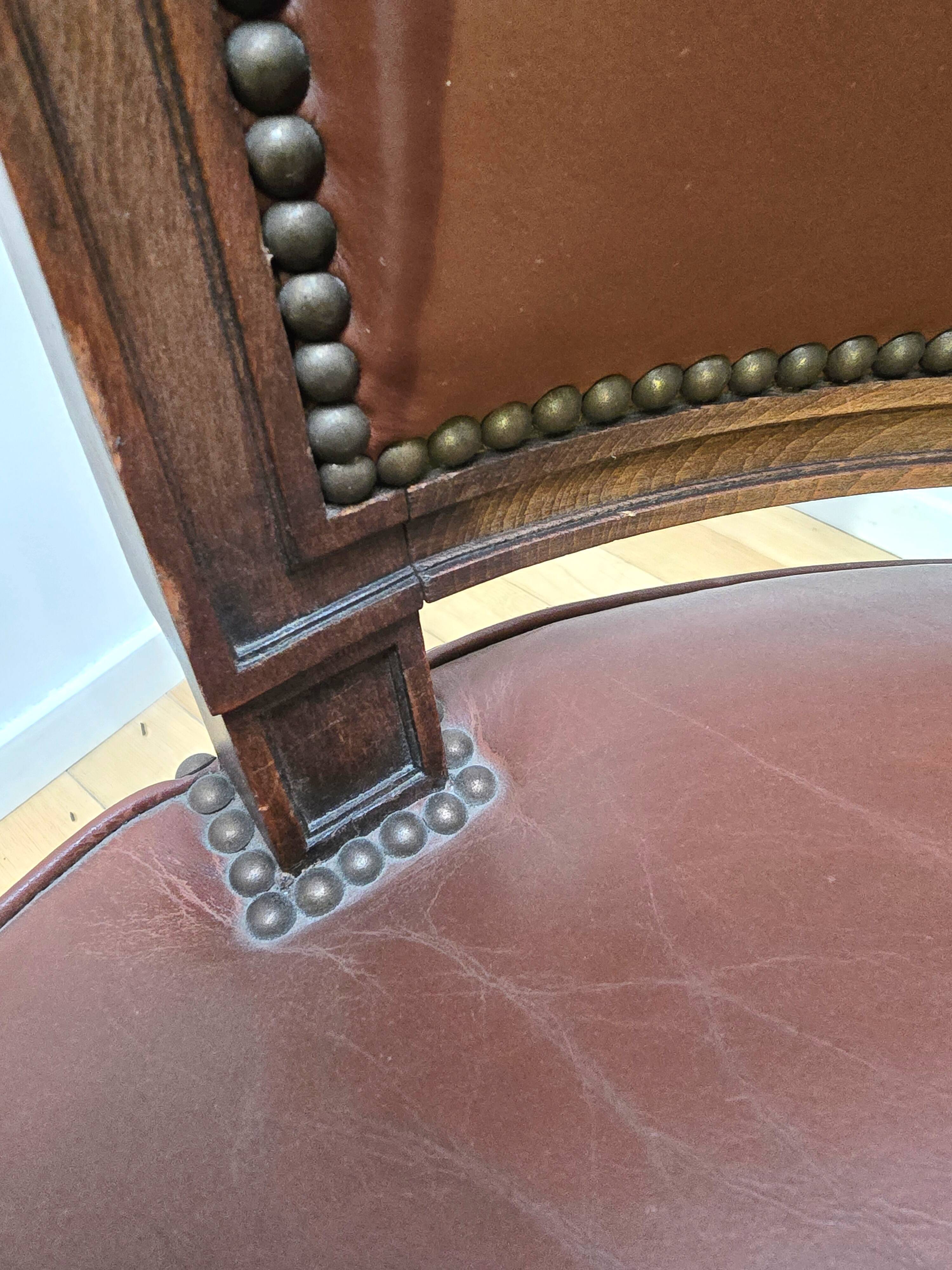 Set of 4 Empire style armchairs