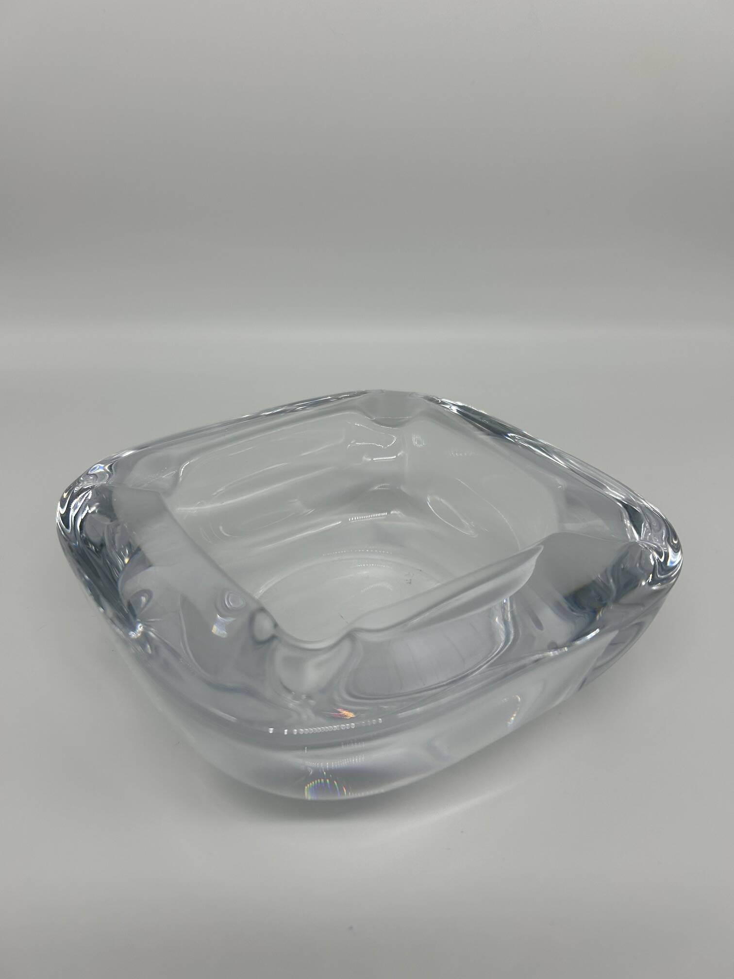 Large crystal ashtray