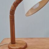 Scandinavian articulated pine lamp