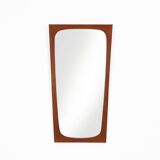 Minimalistic designed Mid-Century Danish Mirror in teak, 1960s