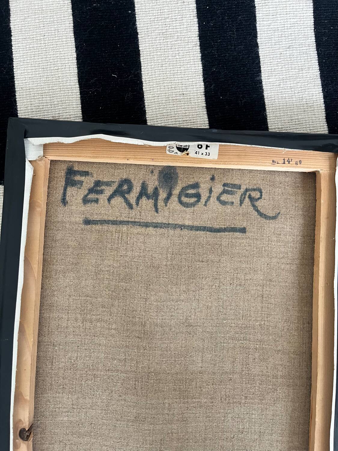 Colorful oil painting by Fermigier