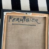 Colorful oil painting by Fermigier