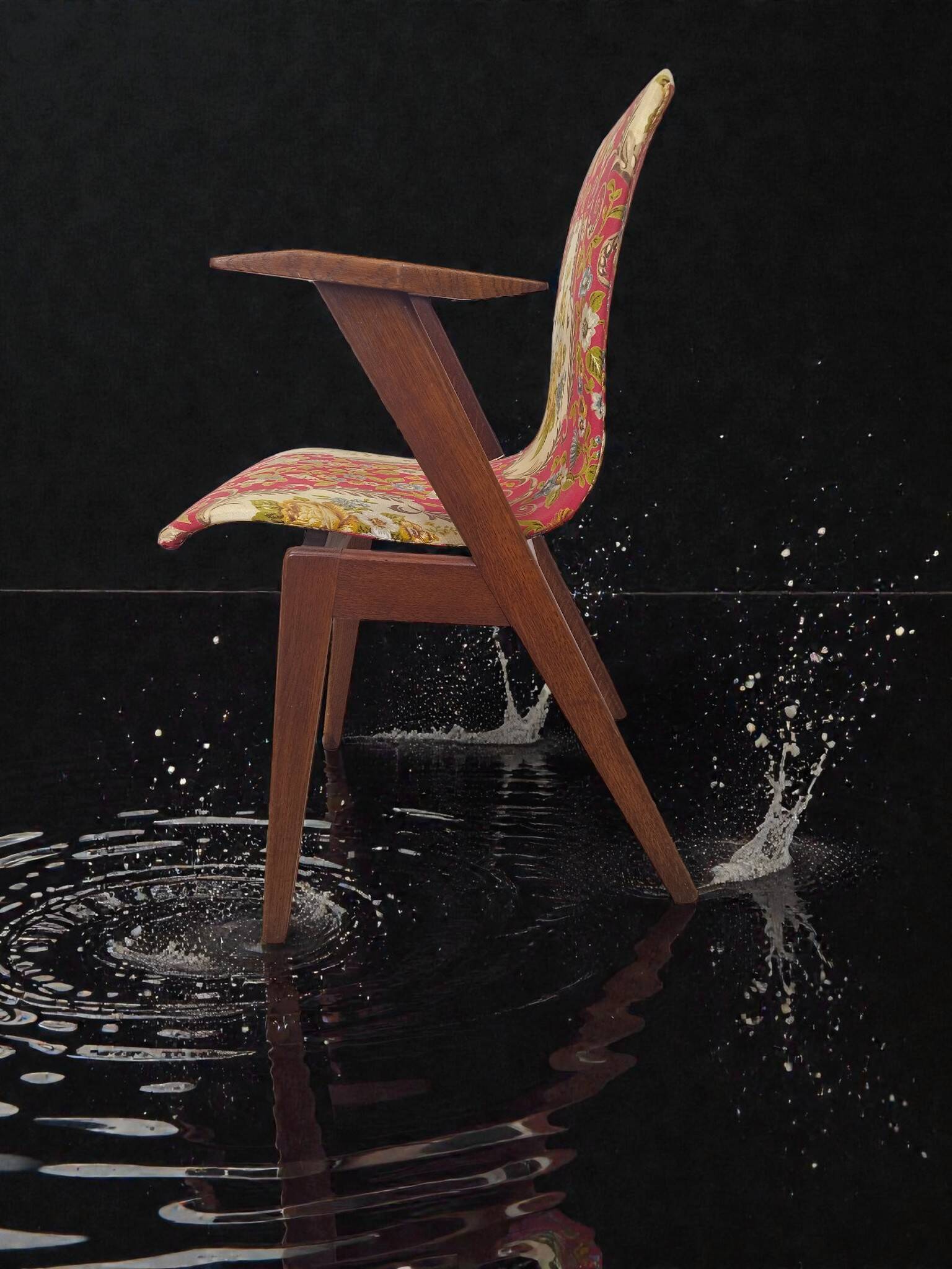 Fauteuil scandinave vintage