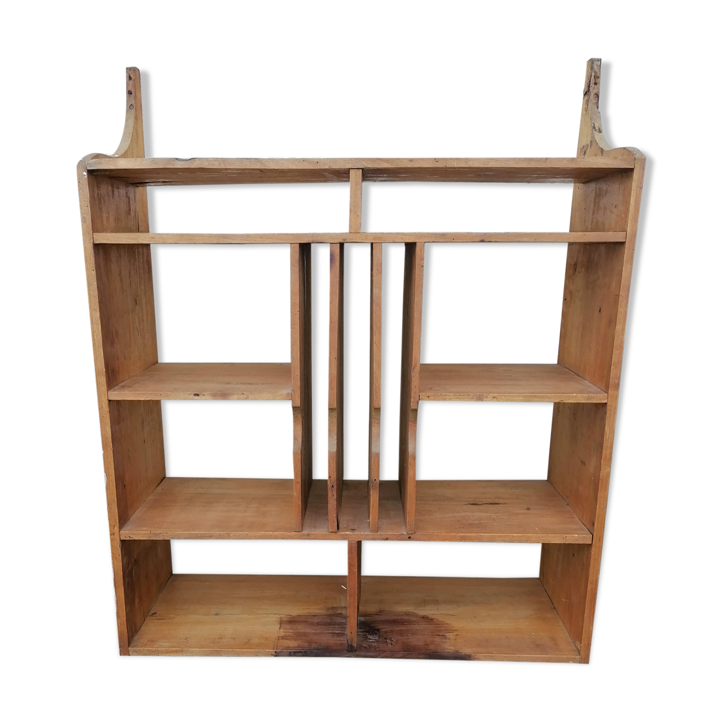Shelf wood binder sorter hotel 1950 60