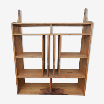 Shelf wood binder sorter hotel 1950 60