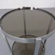 Mid-Century Glass & Metal Serving Bar Carts, 1960s, Set of 2