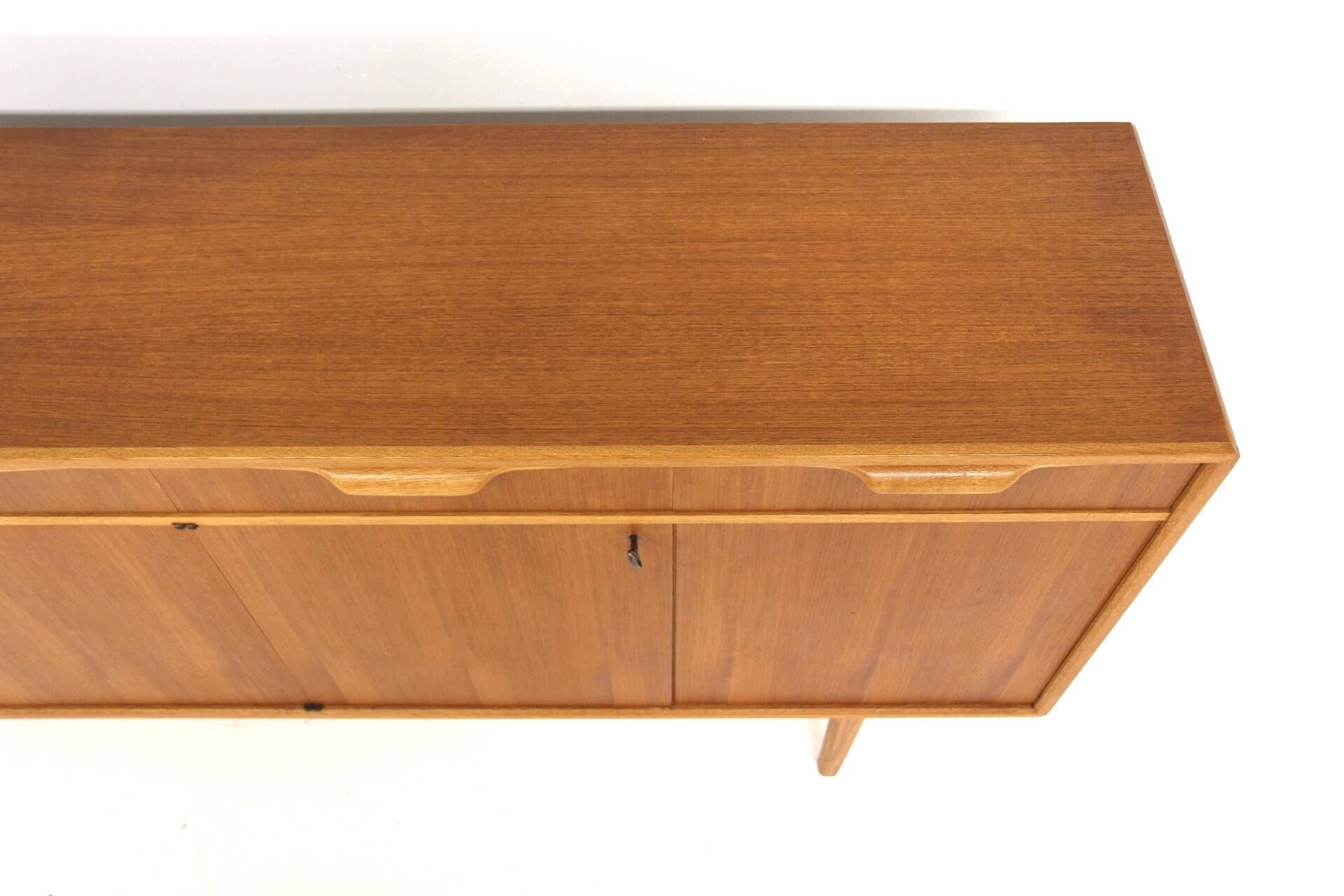 Enfilade scandinave en teck, Bertil Fridhagen, Suède, 1960