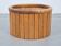 Vintage Oak Indoor Planter, Denmark, 1960s