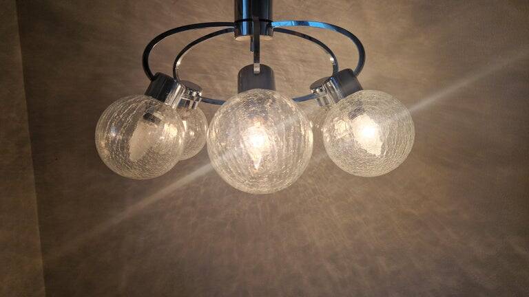 Rare Midcentury FlushMount or Chandelier Galaxy, Germany, 1970s