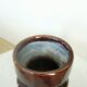 Mid-Century Modern Ceramic Vase: Glossy Brown West German Style, 6.3" Tall