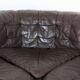 Modular leather sofa
