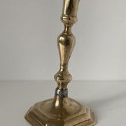 Louis XIV style bronze candle holder