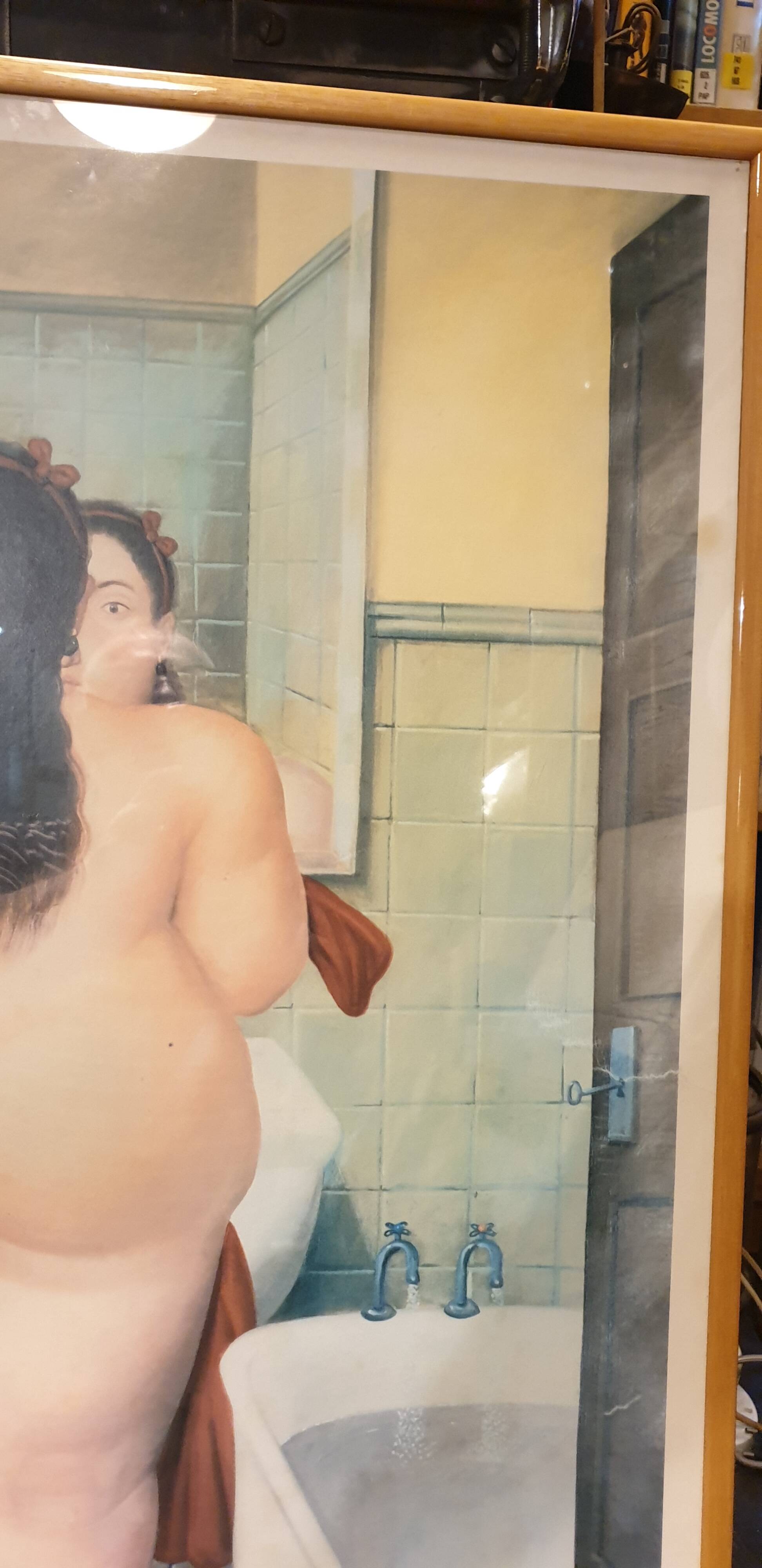 Poster framed under glass BOTERO