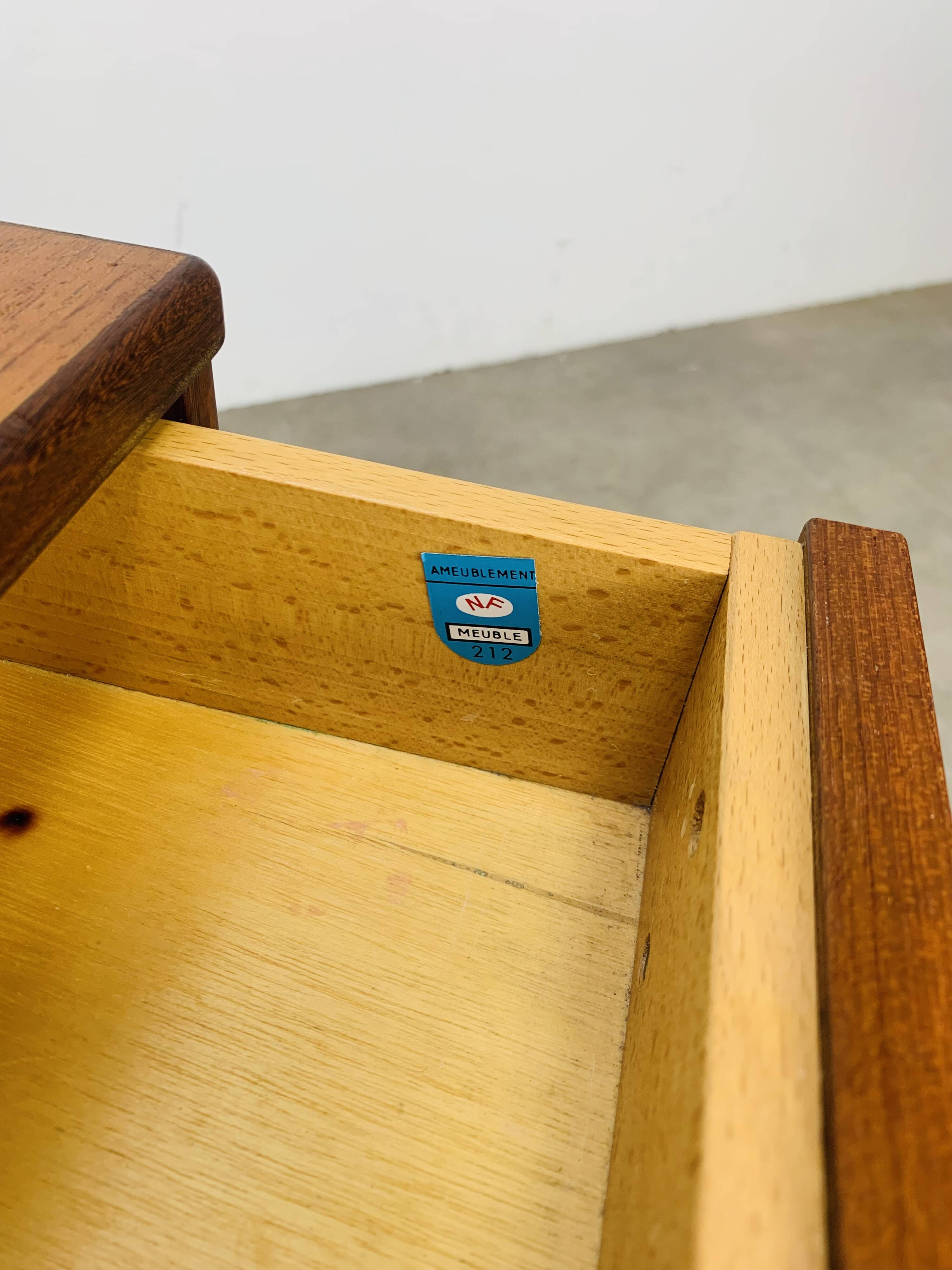 Chevet scandinave en teck, années 60
