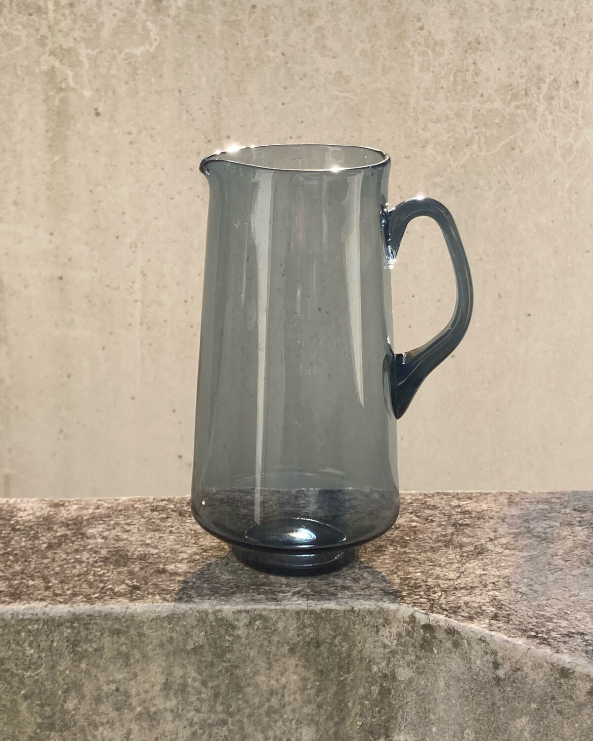 Blown glass carafe