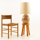 Lamp by Fonck and Mateo Vallauris 1960's