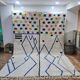 Handmade wool Berber rug 300 x 200 cm