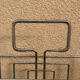 Chrome magazine rack