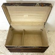 Grande malle de voyage vintage 1930's