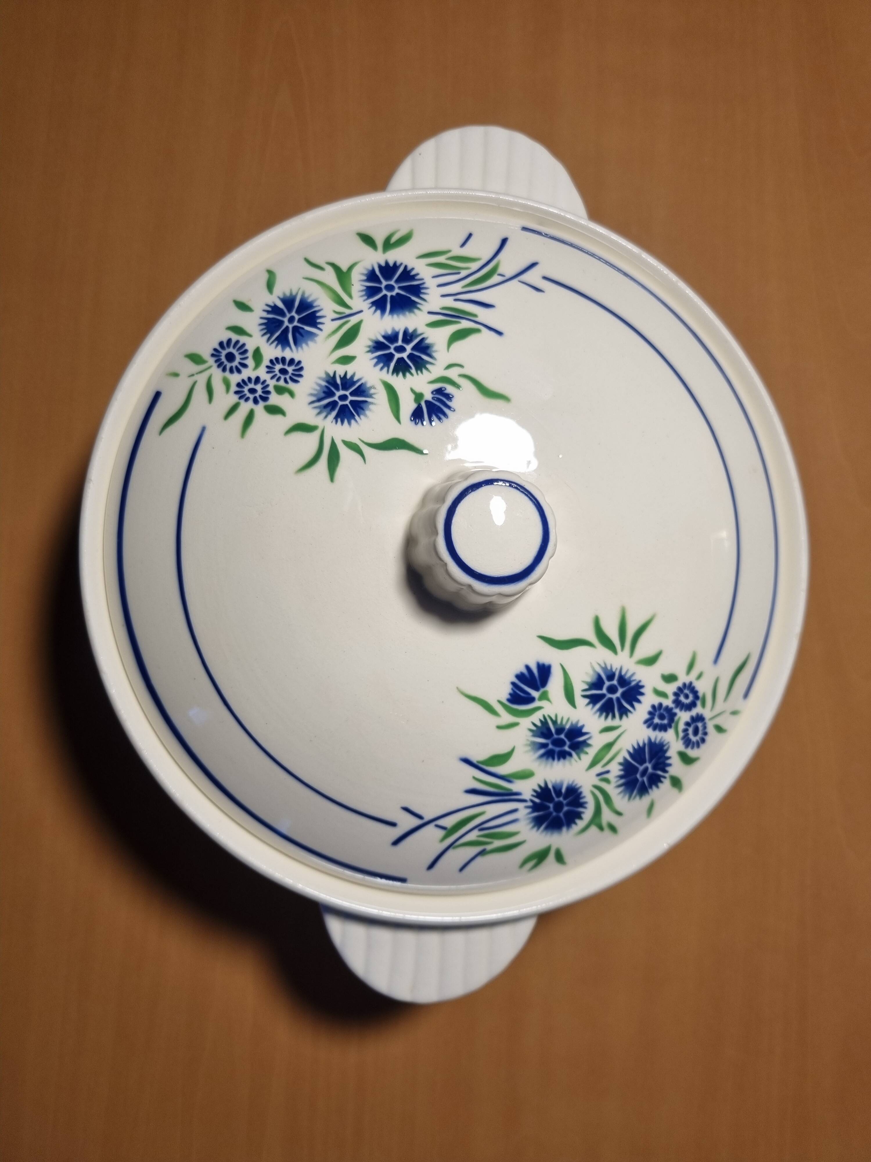 Vintage Badonviller soup tureen or vegetable dish, Francine model