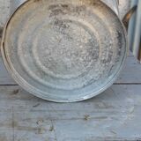 Vintage zinc galvanized steel bucket