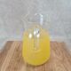 Pichet vintage en verre jaune – élégant & lumineux