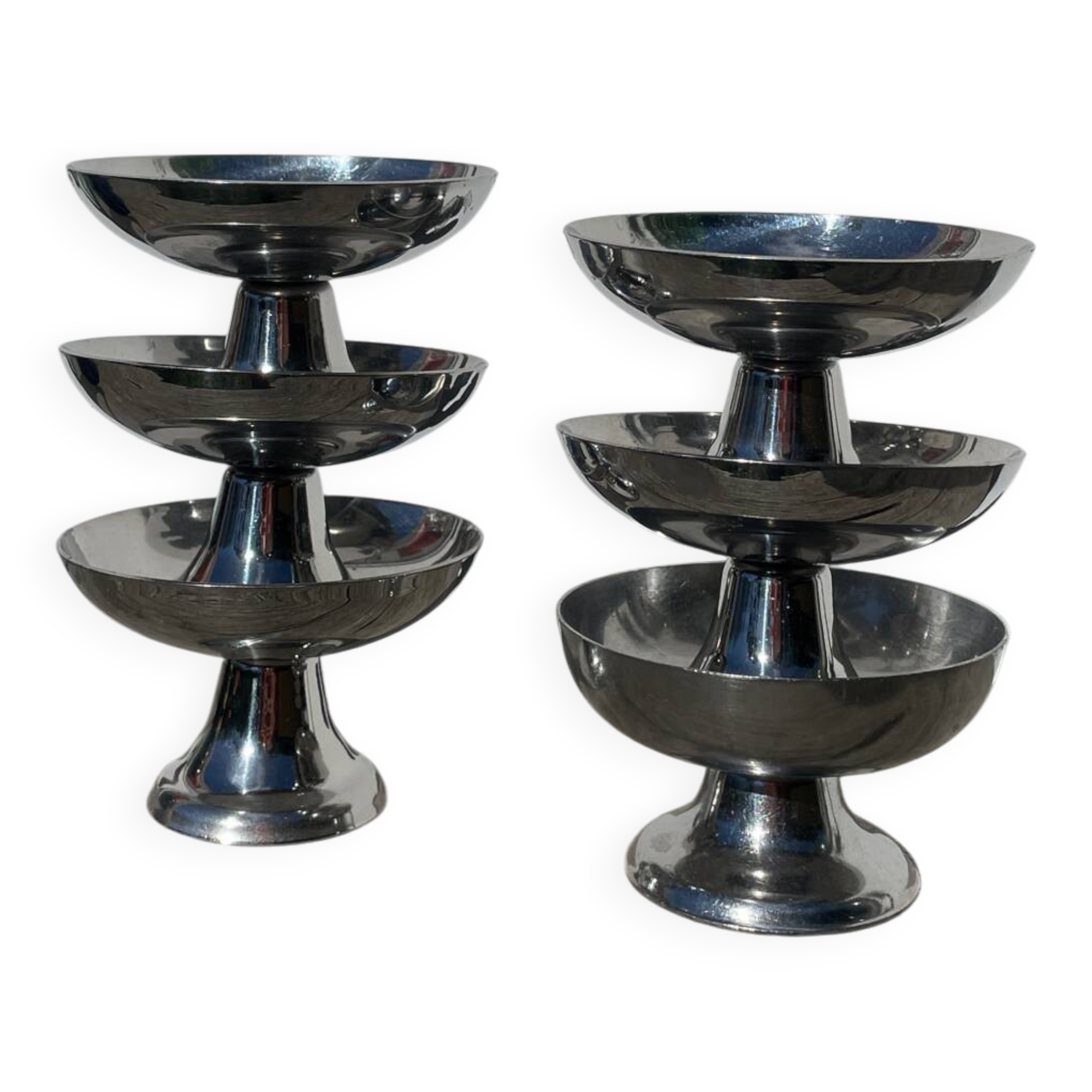 Stainless steel bowls / dishes 1970