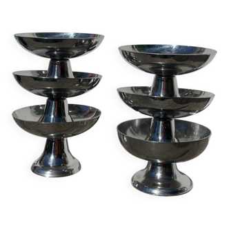 Stainless steel bowls / dishes 1970