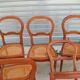 Série de 6 chaises cannées