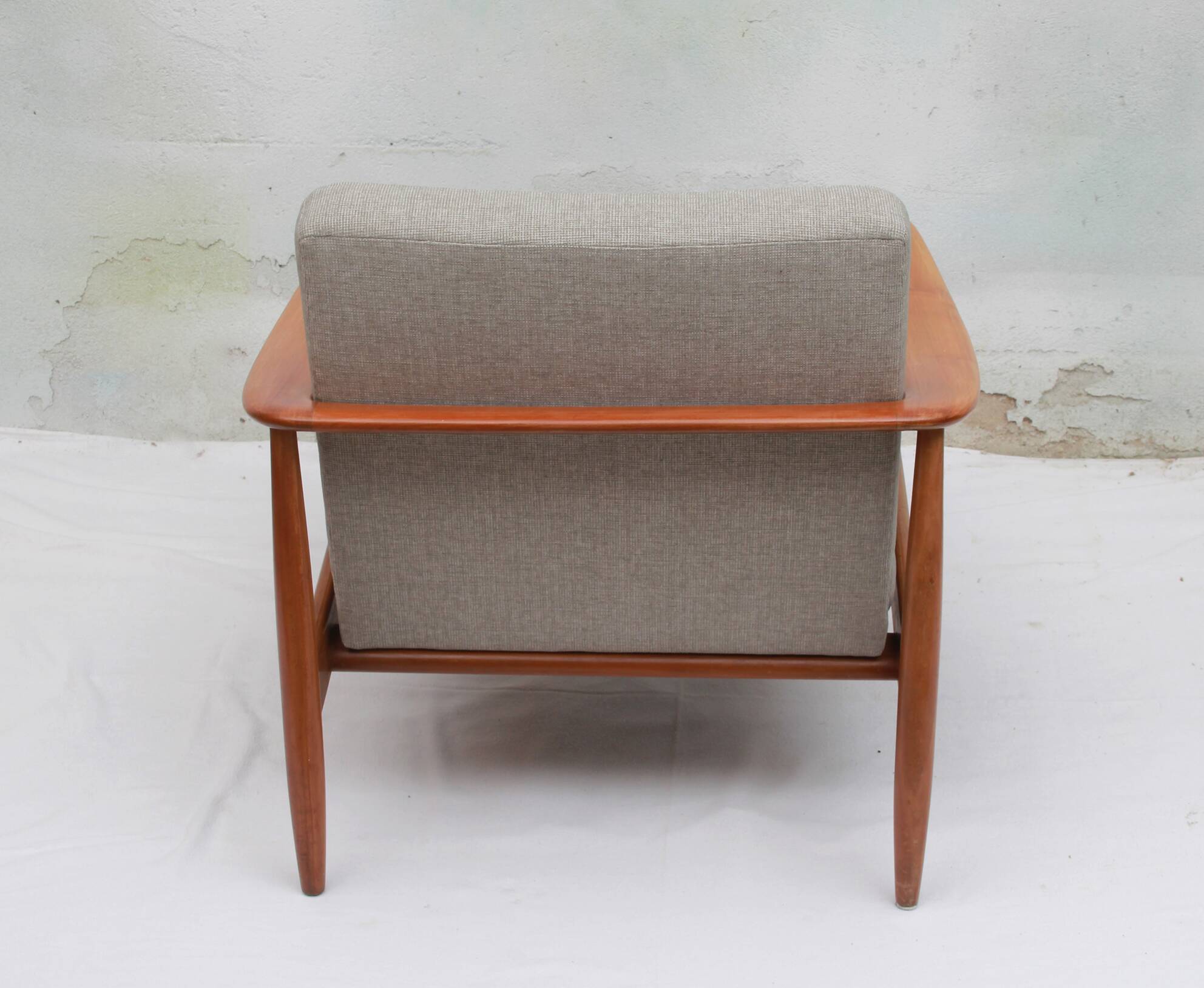 1960s armchair in cherrywood