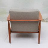 1960s armchair in cherrywood