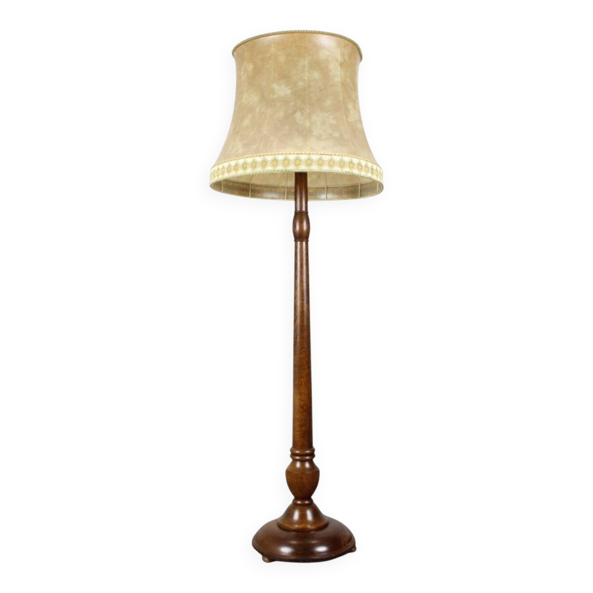 Art Deco floor lamp from the 1930s, Czechoslovakia