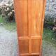 Vintage wardrobe with compass feet in beech