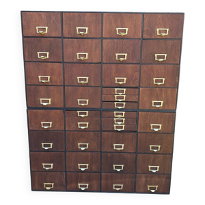 meuble de métier ancien - tiroirs