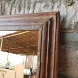 Ancient Burmese teak mirror