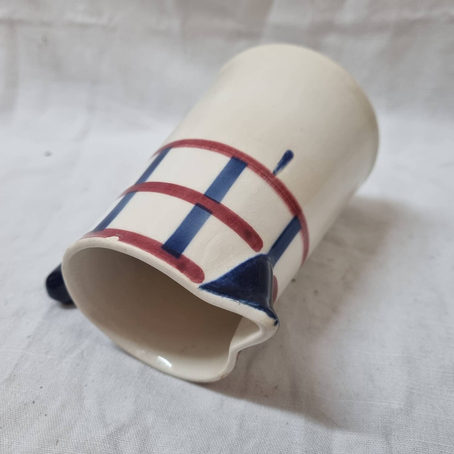 Art Deco earthenware milk jug