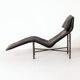 Chaise Longue SKYE by T. Bjorklund for Ikea, 1980s – Green Leather