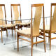Oak dining chairs 1960s
